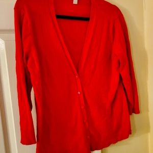 Ny and Co Red cardigan